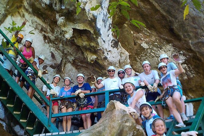 16 Lines Zipline, Cave and Mud Spa Combo Tour with Lunch in Fiji - The stairs are the main physical challenge