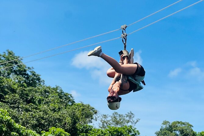 16 Lines Zipline, Cave, Hiking & Biausevu Waterfall Combo Tour - Two Fiji adventures in one six-hour day