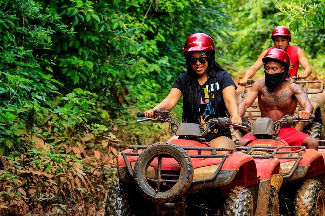 3 adrenaline activities Atvs Zipline and a swim experience in a cenote - Three jungle thrills in one half-day