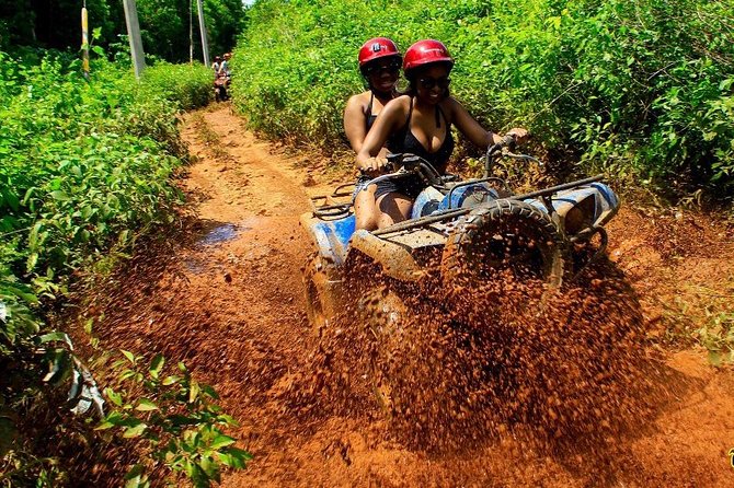 3 adrenaline activities Atvs Zipline and a swim experience in a cenote - A guide-led day with useful basics included