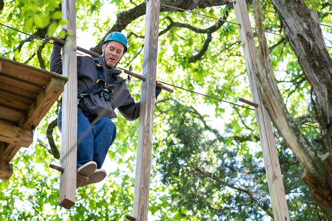 3-Hour Ropes Course & Zip Line Adventure - Nine courses for beginners and stronger climbers