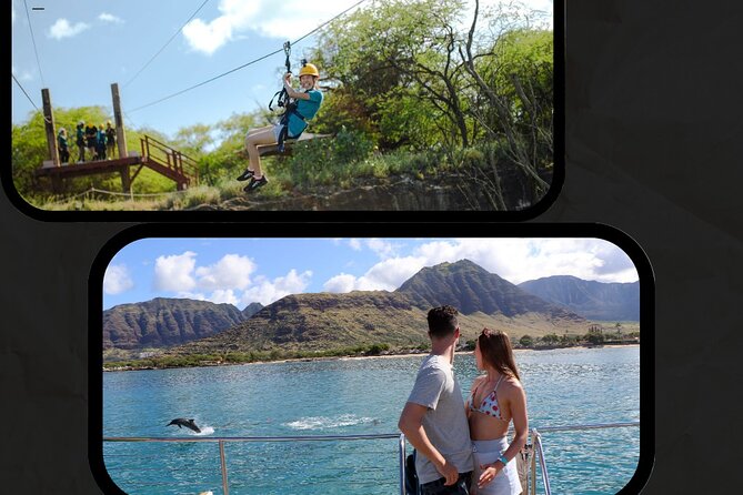 3 Zipline Adventure and 3.5 hour Afternoon Snorkel Cruise - Why this Oahu combo works well