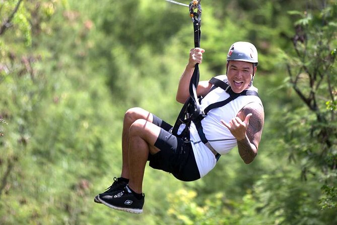 3 Zipline Adventure at Coral Crater with Optional Waikiki Shuttle - What the Coral Crater experience feels like