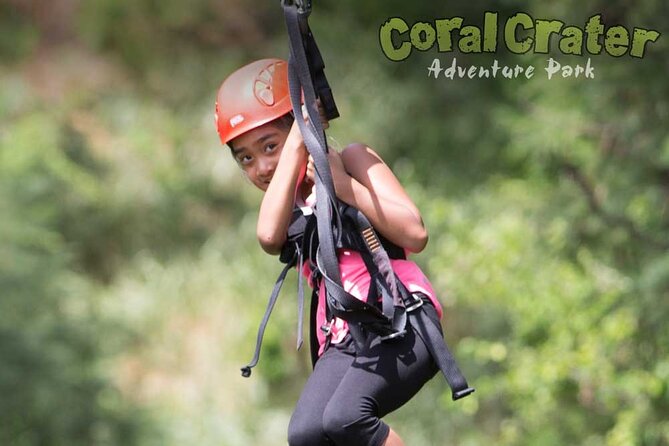 3 Zipline Adventure at Coral Crater with Optional Waikiki Shuttle - A good choice for nervous first-timers