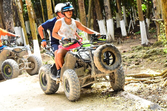 4 activities in 1 Horse Riding, ATV Shared, Cenote & Ziplines from Cancún - Horseback riding at a slower pace