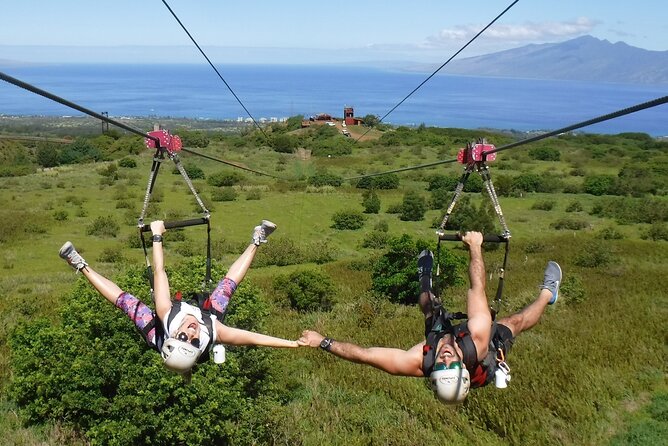4 Dual-Zipline Mountain Adventure in Maui - Four ziplines across a 200-foot valley