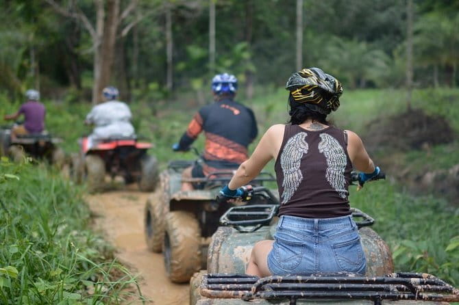 4 Element Day with Zipline Adventure Expedition - The 90-minute walk to Ton Ao Yon Waterfall