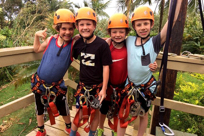 5 Line Jungle Zipline Eco Adventure - A five-line course in Maui’s working jungle