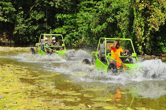 6 in 1 tours Full Day Safari, Zipline, Buggies and Horse Riding - River pools, a fruit bowl, and a change of clothes