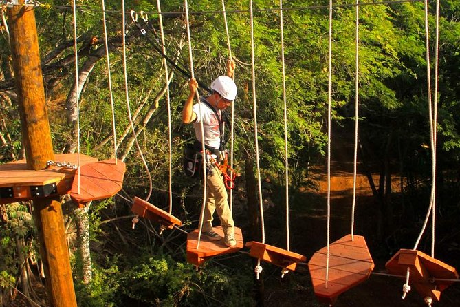 6 Zipline & Adventure Tower EPIC COMBO - The 60-foot tower and its 18 challenges