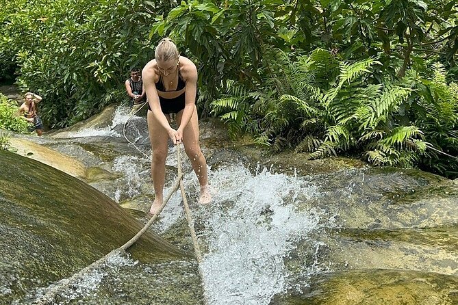 7 Hour Sticky Waterfall and Zipline Adventure - Cancellation, group size, and practical limits