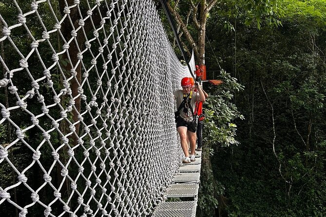 7 Hour Sticky Waterfall and Zipline Adventure - The morning zipline through Mae Taeng’s trees