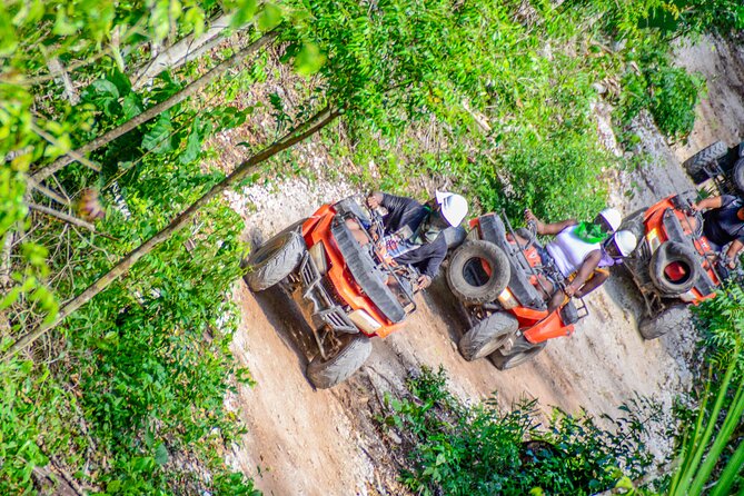Action-packed Cancun ATV tour, Ziplines, Cenote, Lunch and More - Ziplines and suspension bridges above the trees