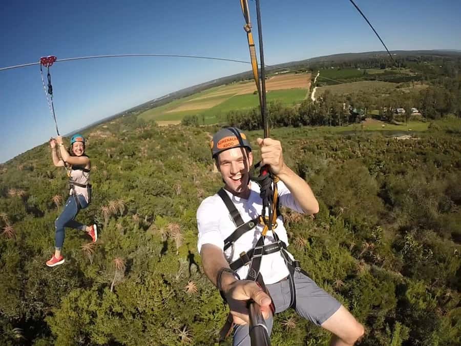 Adrenalin Addo Adventure Park: Zip Line and Giant Swing - The raft crossing starts the adventure