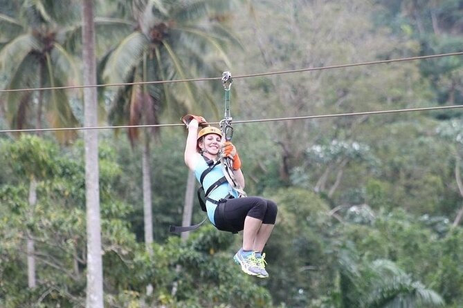 Adrenaline of Zipline el Valle from Samana Special for little cruisers - What the two-hour itinerary is likely to feel like