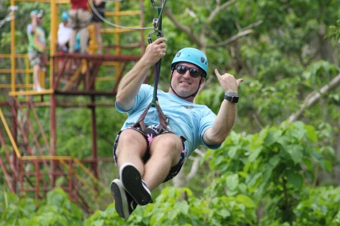 Adrenaline Total: Zipline Tour in Punta Cana - Rain changes the mood and the views
