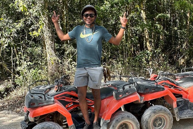 Adrenaline Tour from Cancún, ATV, Zipline, Cenote and Lunch - Pickup from Cancún to Tulum