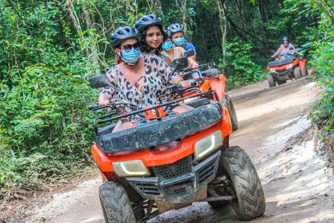 Adrenaline Tour with ATV, Ziplines and Cenote from Cancun - Ziplines and Hanging Bridges