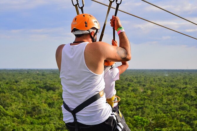 Adventure day to Tulum: ATVs, Cenote, Ziplines, lunch & transport - A brief Mayan ceremony adds local context