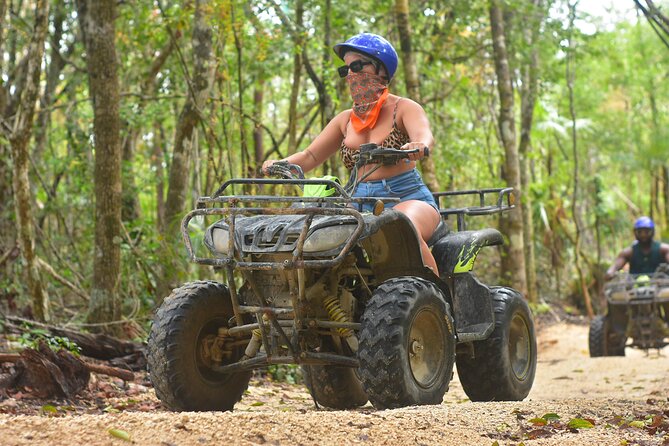 Adventure in the Mayan Jungle with ATV and Zip Line in Tulum - Zip lines, stairs, and the Evolution line