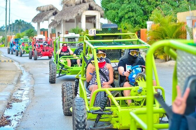 Adventure Tour con Buggies Ziplining Cenote y Taino Culture - Thirty minutes above the ground on the zip lines