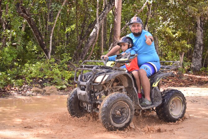 Adventure with ATV Rides, Zip Lines and Cenote at Tulum Jungle - ATV riding with a single or shared vehicle