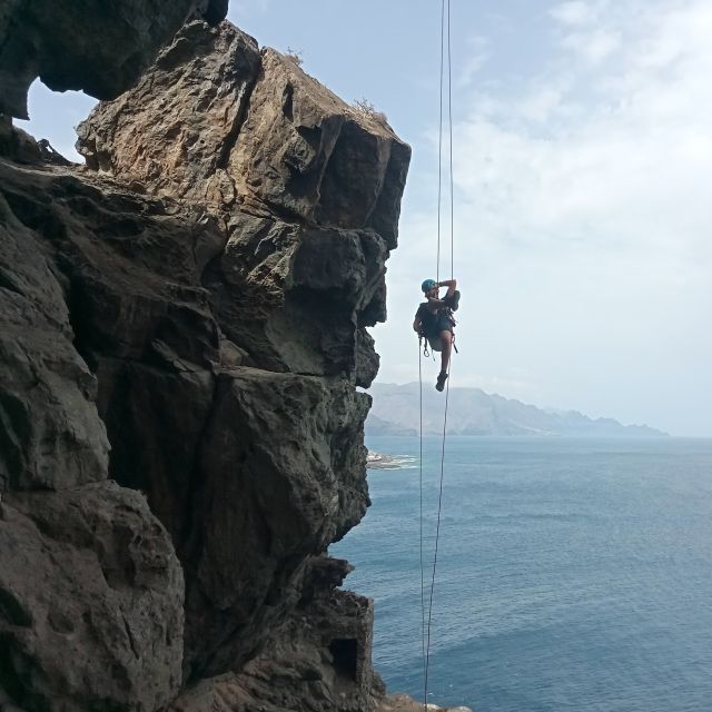 Agaete: Gran Canaria Coasteering. Marine Ferrata and Zipline - Snorkeling brings the pace down