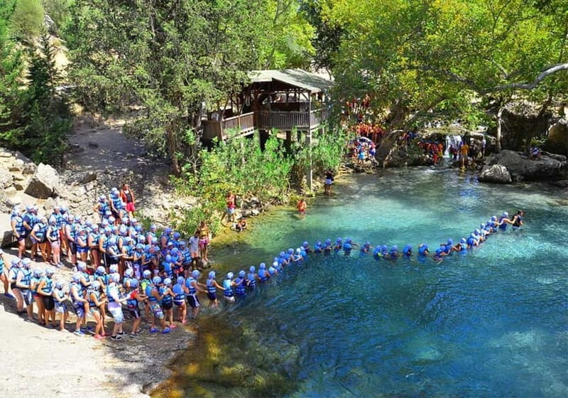 Alanya /Antalya /Side Rafting and Buggy, Quad Option Zipline - The rafting briefing and 7-kilometer route