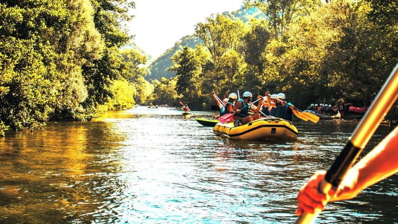 Alanya /Antalya /Side Rafting and Buggy, Quad Option Zipline - The optional zipline over the canyon