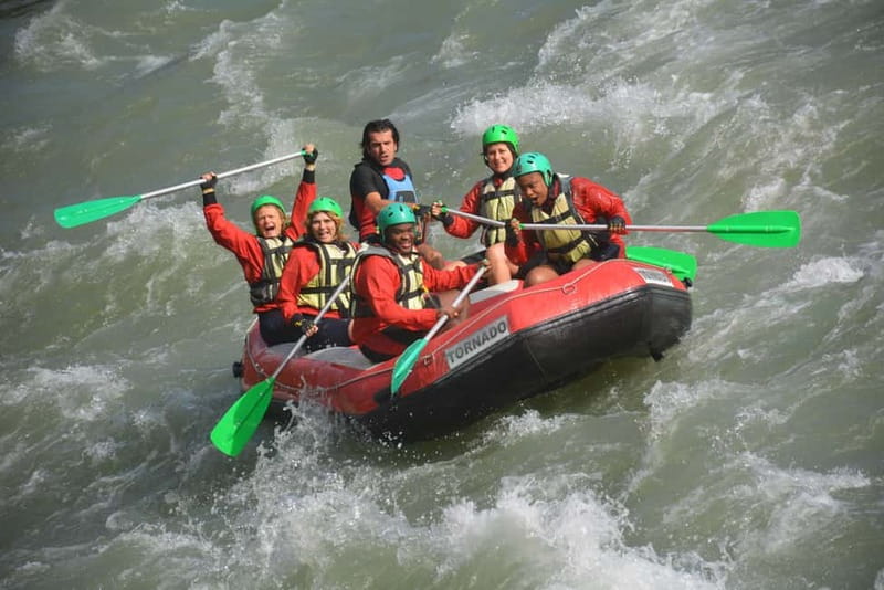 Alanya: Private Rafting, Zipline, Quad or Buggy w/ Lunch - Ziplining above the activity area