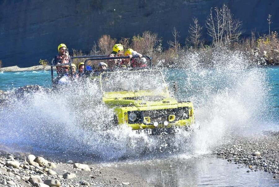 Alanya/Side/Antalya: Rafting, Zipline, Quad & Jeep Safari - Jeep safari through the mountain paths