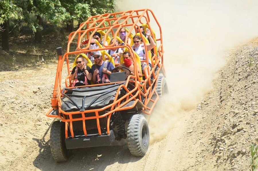 Alanya: Super Combo Quad, Buggy, Rafting & Zipline w/Lunch - Rafting through the Taurus Mountains