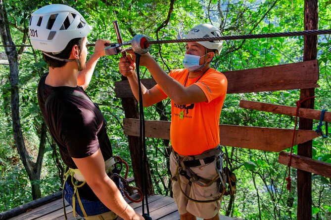 All-in-one PV Experience: Suspension bridge, Quads, Buggies, Ziplines and Mules - Eleven zip lines with stairs between the cables