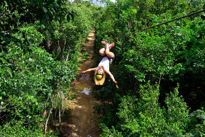 All Weather Adventure: Ziplines, Single ATVs, and Cenote - The cenote course is more than a swim