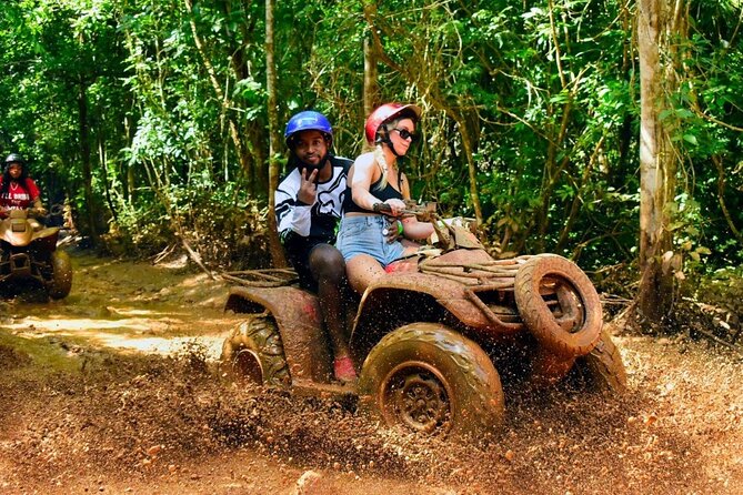 Amazing ATV with Zip Lines and Swim in Cenote with Round Transportation - Six Zip Lines and Three Interactive Bridges