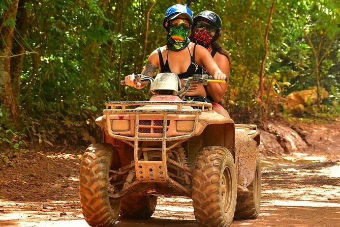 Amazing ATV with Zip Lines and Swim in Cenote with Round Transportation - Pork Tacos and the Tequila Museum