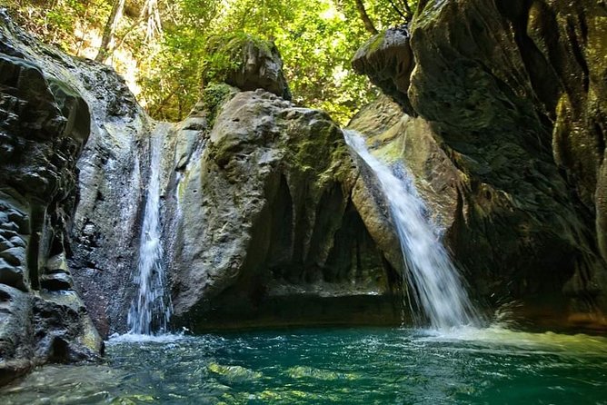 Amber cove and Taino Bay 7 Waterfall Zip lined & Dominican food - Zip lines above the forest