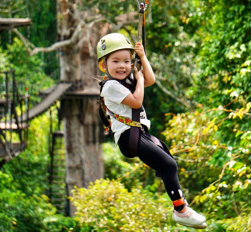 Angkor Zipline Eco-Adventure Canopy Tour - Gold Course versus Silver Course
