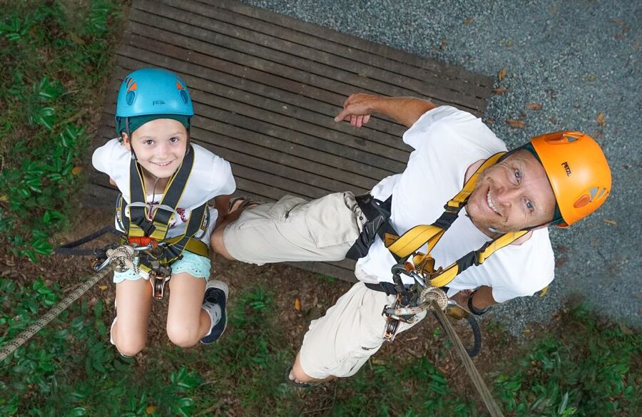 Angkor Zipline Eco-Adventure Canopy Tour - The zipline runs and rope bridges