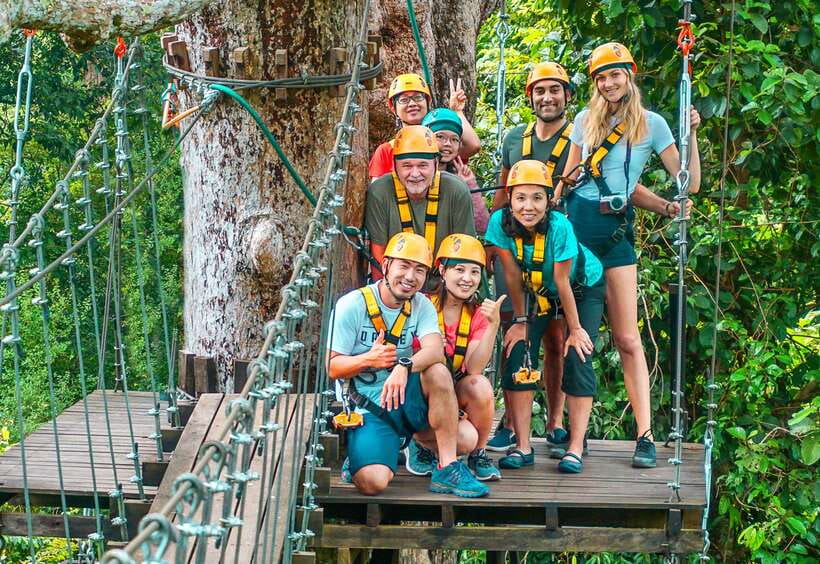 Angkor Zipline Eco-Adventure Canopy Tour - The abseil and walk back