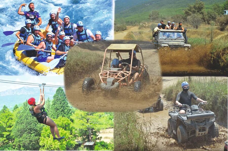 Antalya Buggy, Quad, Jeep, Rafting & Zipline Tour with Lunch - The Köprülü Canyon setting