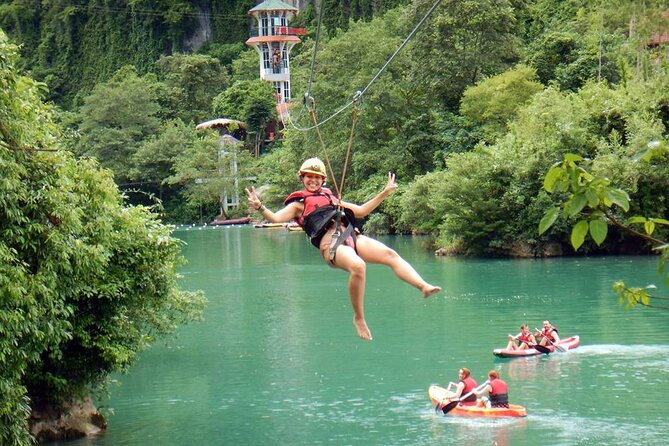 Antalya Combo Tour 3 in 1 Adventure Rafting & Quad Bike & Zipline - The zipline is brief but adds variety