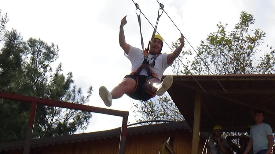 Antalya: Rafting & Buggy, Quad Safari & Zipline Adventure - The zipline finish