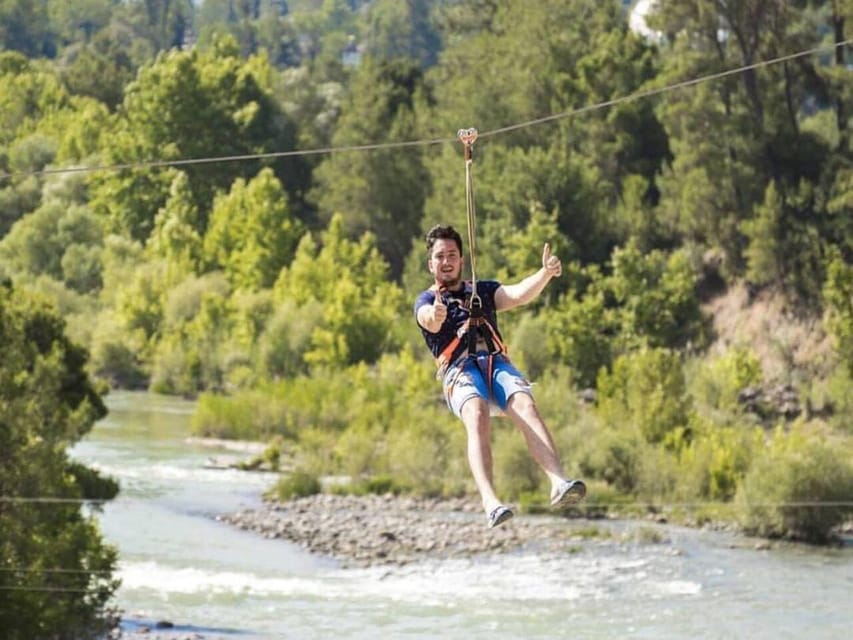 Antalya Rafting, Buggy/Quad, Zipline & Lunch with Swim Break - Rafting the 12 km Köprüçay route