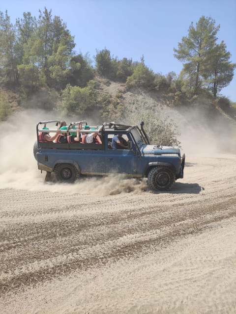 Antalya: Rafting Jeep Buggy&Quad Safari zipline canyon visit - Jeep roads through canyons and valleys