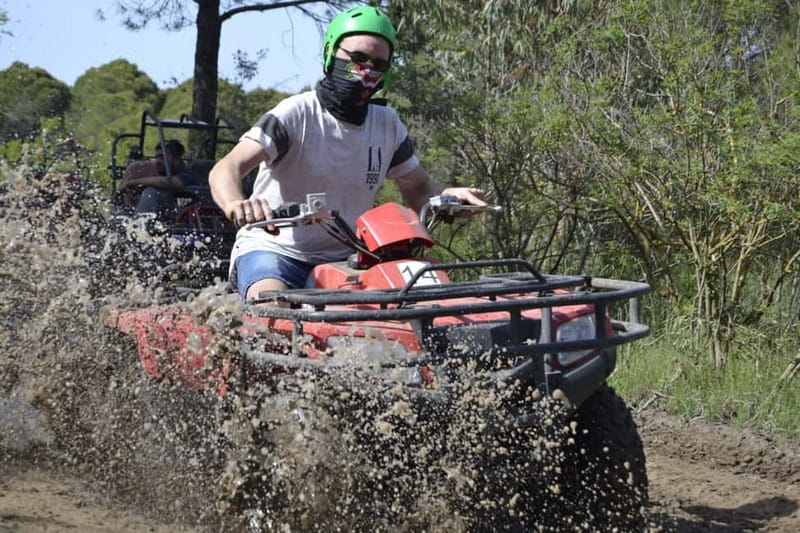 Antalya: Rafting, Zipline Buggy/Quad Jeep Combo Tour w/Lunch - The Roman bridge and the river’s first impression