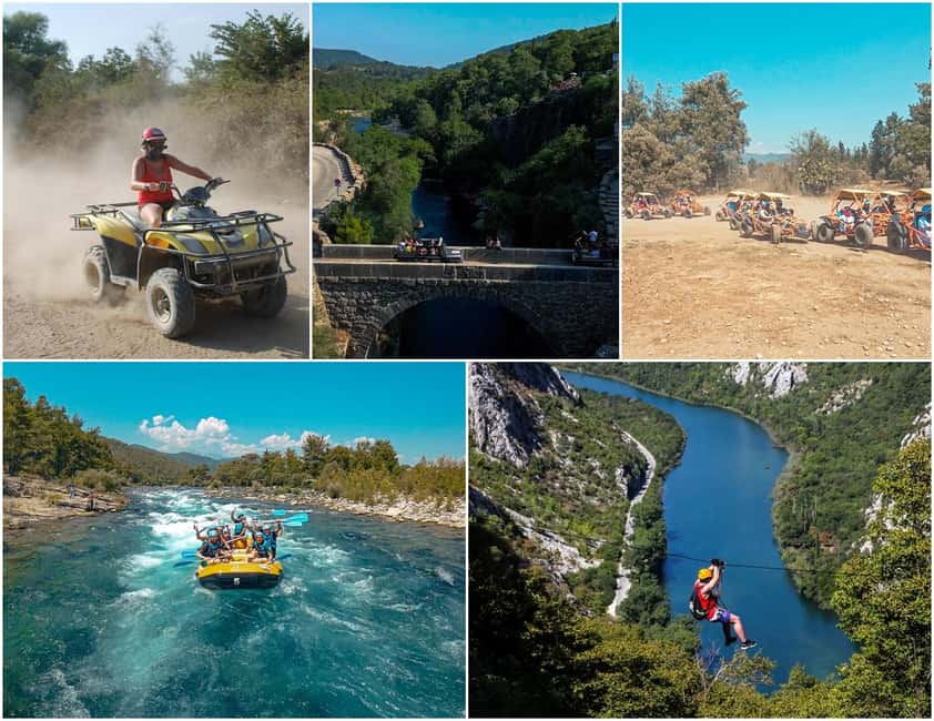 Antalya/Side: Quad, Buggy, Rafting & Zipline Tour with Lunch - Leaving Side and heading toward the Taurus Mountains
