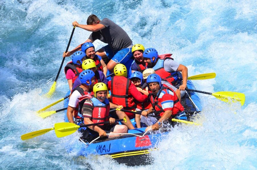 Antalya: Super Combo Quad, Buggy, Rafting & Zipline w/Lunch - Lunch and a cold-water reset