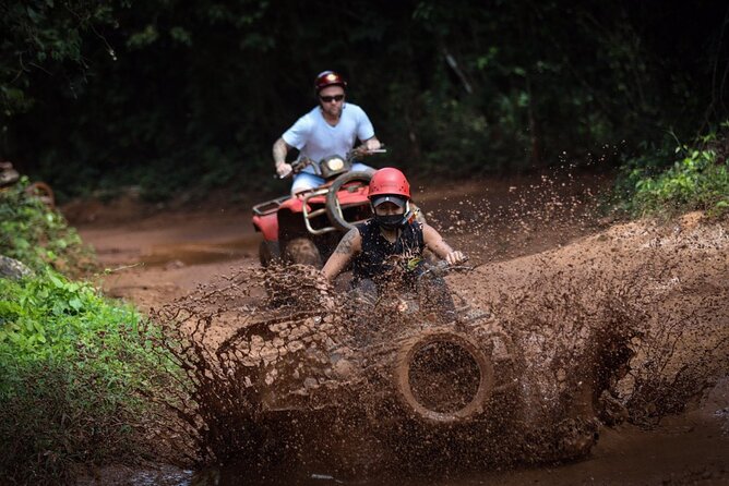 ATV Adventure and Horseback Ride with Ziplines, Cenote from Tulum - Cooling off in a natural freshwater cenote