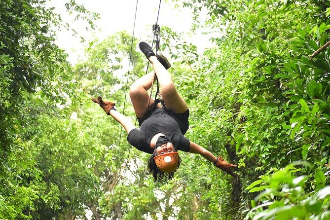 ATV adventure with cenote, ziplines, snack and transport from Cancun or Riviera - Pickup times require some planning